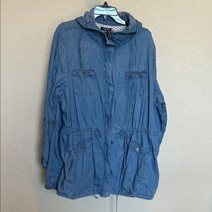 Torrid Denim Jacket with Star Pattern